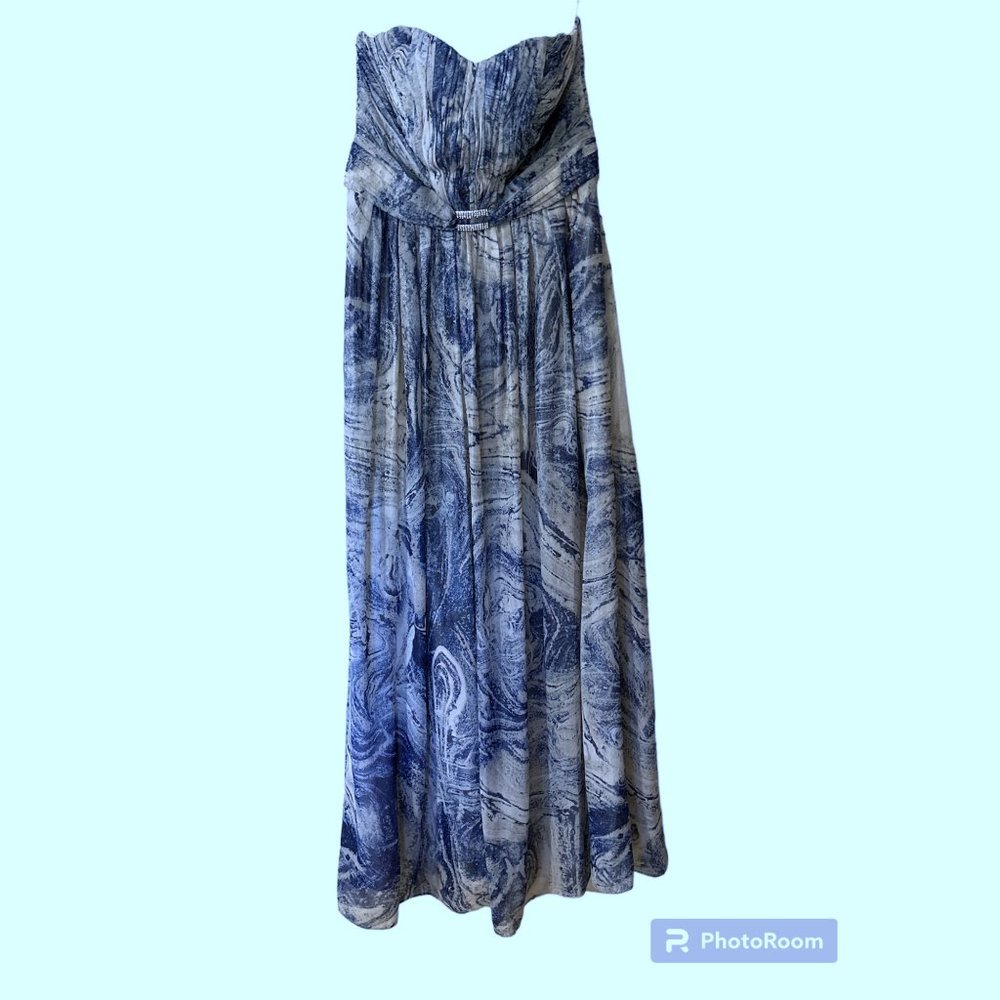 Gently Used Calvin Klein Formal Strapless Maxi Dress Size8